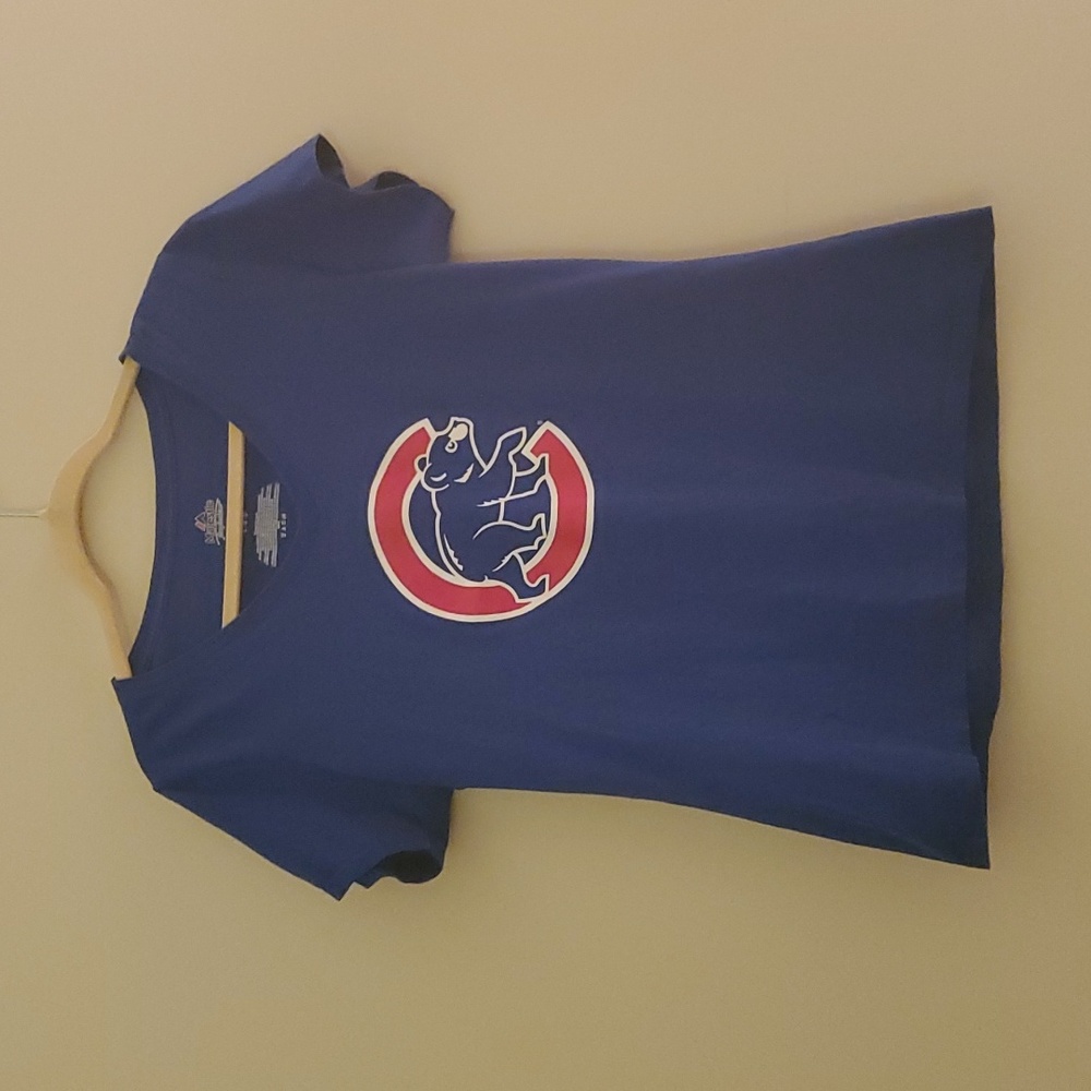 Cubs Baez Women's V-Neck Short Sleeve T-Shirt
